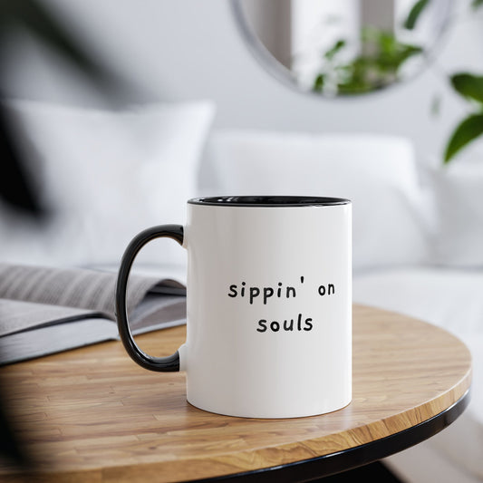 Two-Tone Coffee Mug For Evil People - 11oz