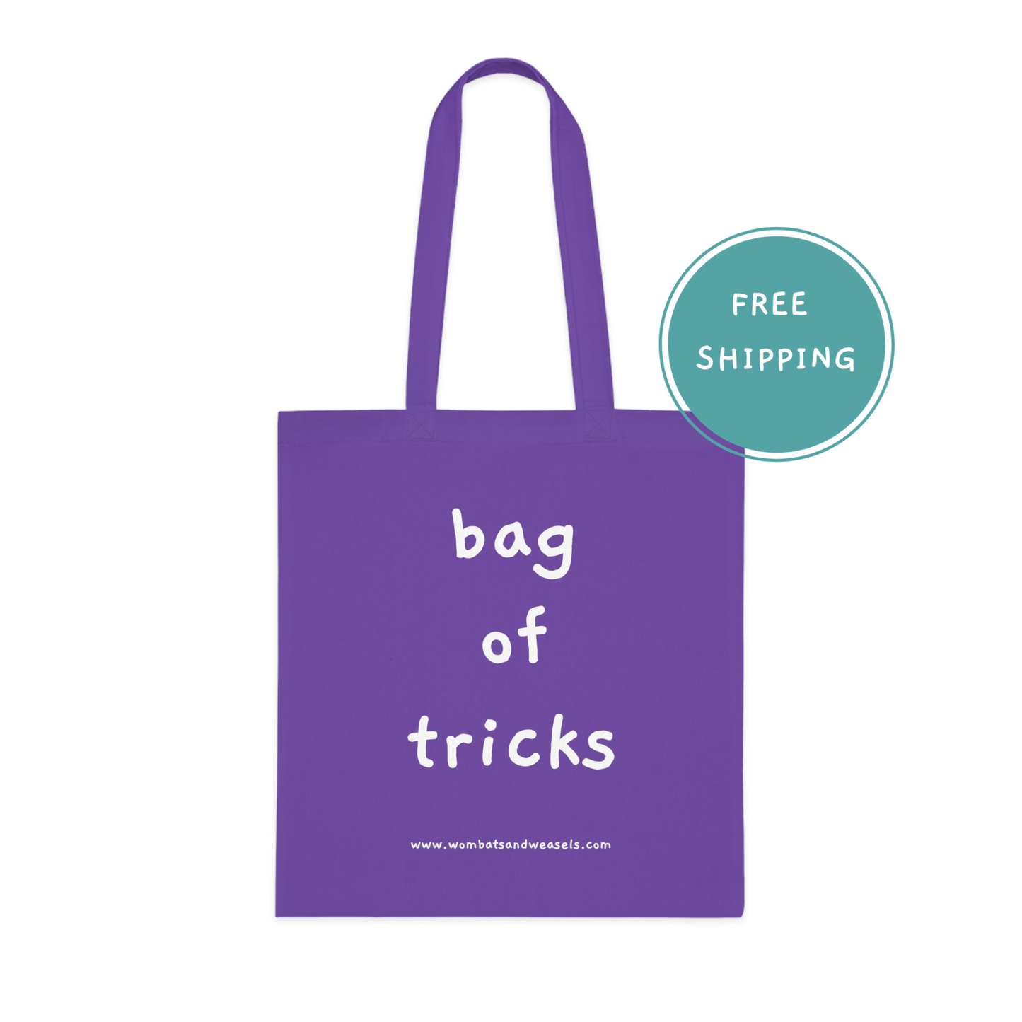 Bag of tricks Tote Bag - Funny Reusable Grocery Bag, Gift for Animal Lovers, Eco-Friendly Shopping Bag, Comics Merchandise, [...]