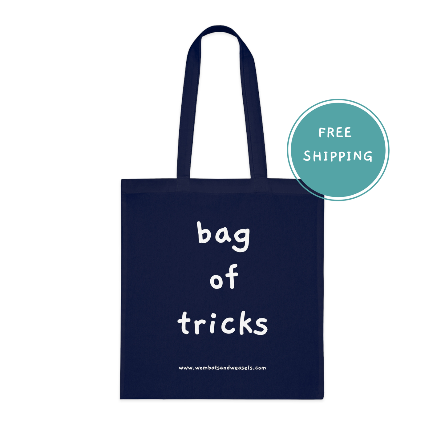 Bag of tricks Tote Bag - Funny Reusable Grocery Bag, Gift for Animal Lovers, Eco-Friendly Shopping Bag, Comics Merchandise, [...]