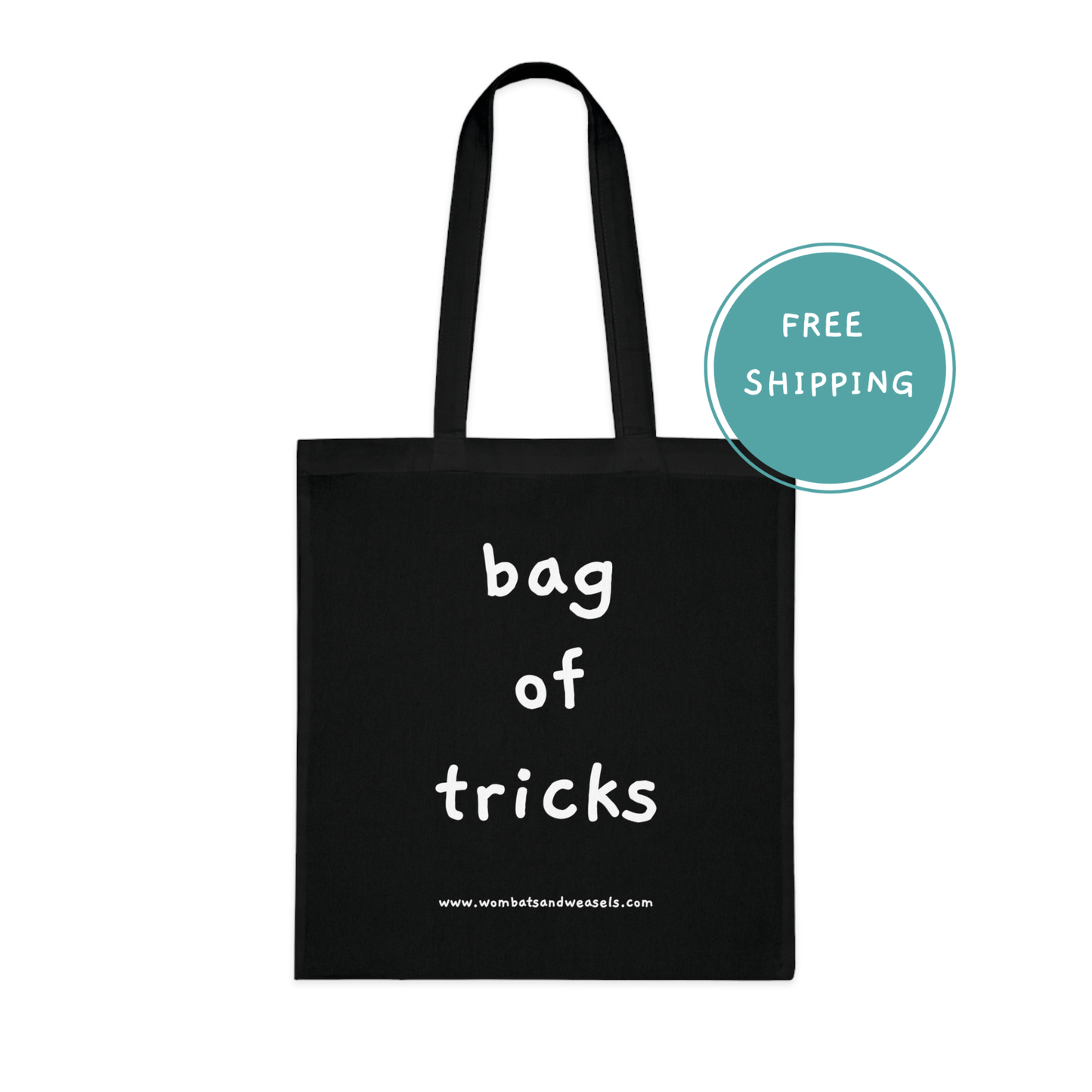 Bag of tricks Tote Bag - Funny Reusable Grocery Bag, Gift for Animal Lovers, Eco-Friendly Shopping Bag, Comics Merchandise, [...]